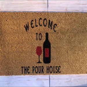 Copy Welcome To The Pour House Coir Doormat